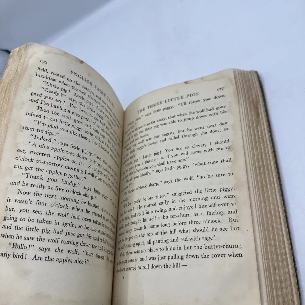 Classic English Fairy Tales Retold & Translated By Flora Annie Steel HC 1918